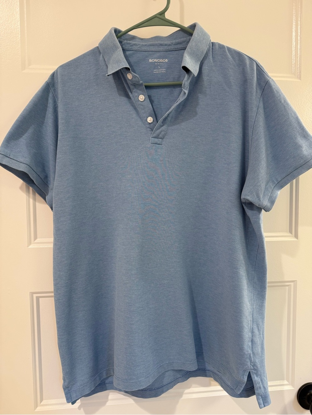 Bonobos Men’s Light Blue Polo Shirt